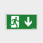 Oprawa awaryjna EXIT IP65 ECO LED 1W 1h jednozadaniowa biała ETE/1W/E/1/SE/X/WH