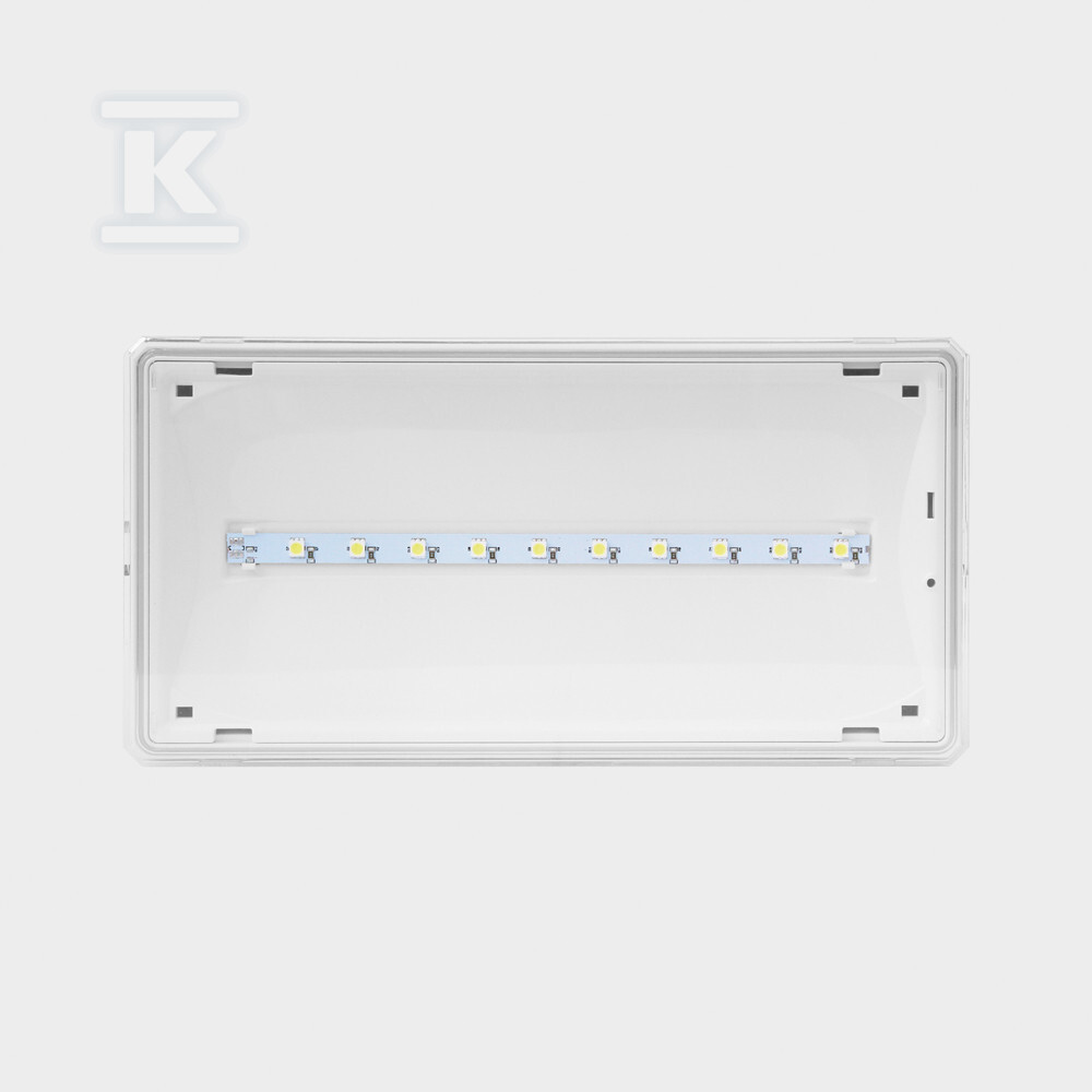 Oprawa awaryjna EXIT IP65 ECO LED 3W 1h - ETE/3W/E/1/SE/X/WH