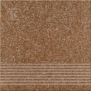 Gres techniczny - stopnica MILTON BROWN - OP069-004-1