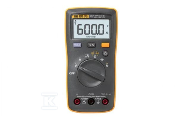 Kieszonkowy multimetr cyfrowy Fluke 107 - 4367953