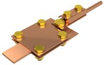 Контрольне з'єднання 4-отворові, дріт-беднарка B до 40mm (мідь) /CU/