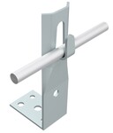 Кутовий кронштейн затискач h=6см (оцинкована сталь) /OC/