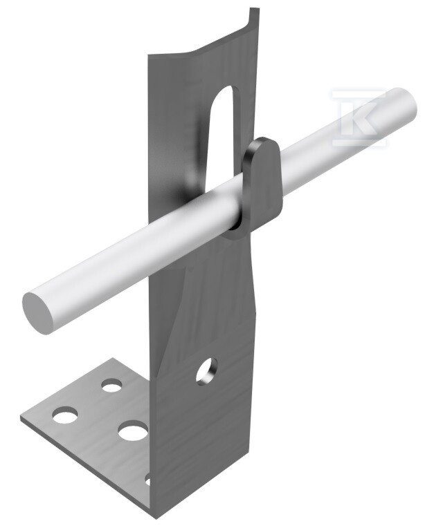Uchwyt kątowy zacisk h=15cm (stal - AH05053