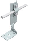 Кутовий кронштейн з поворотною пластиною h=7см (оцинкована сталь) /OC/