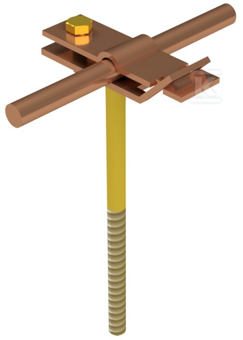 Uchwyt uniwersalny wkręcany h=33cm B do - AH06352