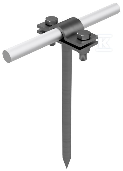 Uchwyt na drut wbijany h=18cm (stal - AH07083
