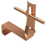 Універсальний даховий кріплення затискний (мідь) /CU/