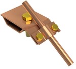 Тримач для водостічної труби (мідь) /CU/