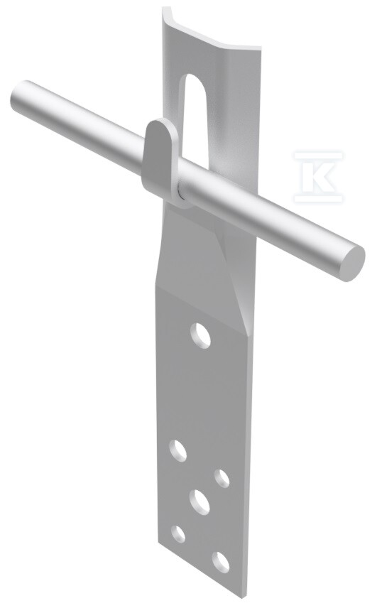 Uchwyt prosty zacisk h=15cm (aluminium) - AH11054