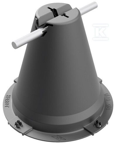 Uchwyt betonowy w tworzywie h=10,5cm - AH12140P