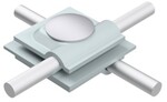 Універсальне з'єднання DIN 3-пластинкове (оцинкована сталь) /OC/