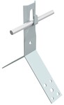 Верхній затискний кронштейн h=8см (оцинкована сталь) /OC/