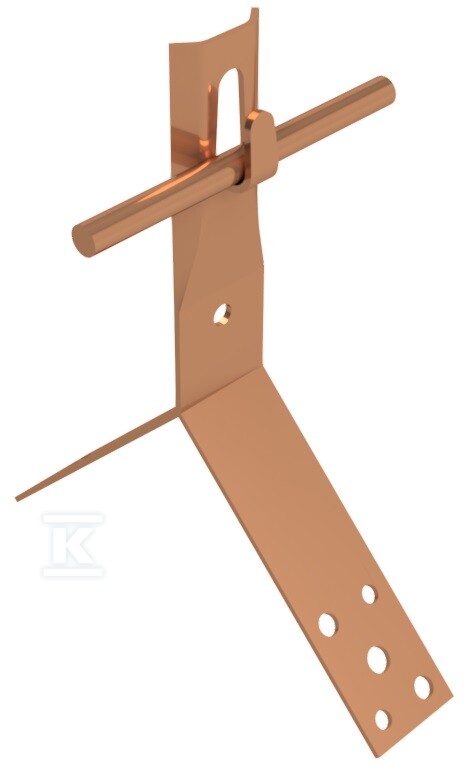 Uchwyt szczytowy zacisk h=8cm (miedź) - AH21032