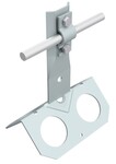 Верхній кронштейн з бляхою дашок h=8см (оцинкована сталь) /OC/