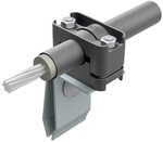 Універсальний тримач для обтискних фітингів (оцинкована сталь) /OC/