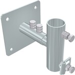 Кріплення щогли бічне-труба Ø48mm (сталь оцинкована гальванічно) /OC/