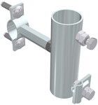 Кріплення щогли до бар'єру/труби Ø30-45mm-труба Ø34mm (оцинкована сталь) /OC/