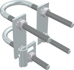 Кріплення стрічкове 140x40mm (оцинкована сталь) /OC/