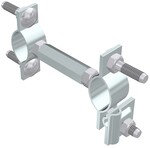 Кріплення щогли до бар'єру/труби Ø30-45mm (оцинкована сталь) /OC/