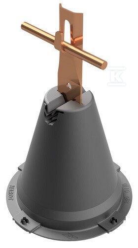 Uchwyt betonowy w tworzywie zacisk - AH12222P