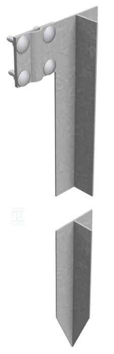 Uziom jednolity T l=2700mm (stal - AH14311