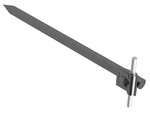 Якір забивний з фіксацією l=35см (нержавіюча сталь) /IN/