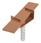 Утримувач для гільзи з розпірним штифтом B до 50 мм (мідь) /CU/