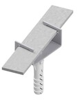 Тримач для водостічної труби з розпірним штифтом B до 50 мм (нержавіюча сталь) /IN/