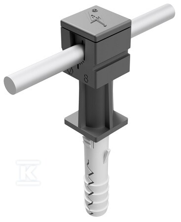Słupek z kołkiem rozporowym O 10x50mm - AH29020A
