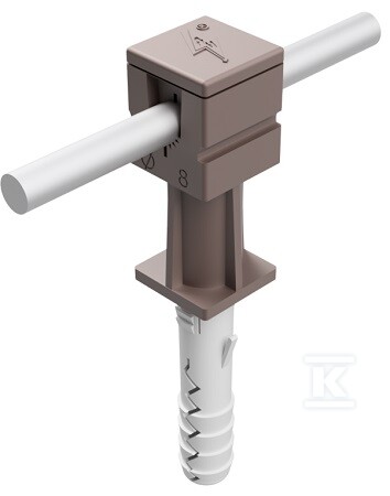 Słupek z kołkiem rozporowym O 10x50mm - AH29020B