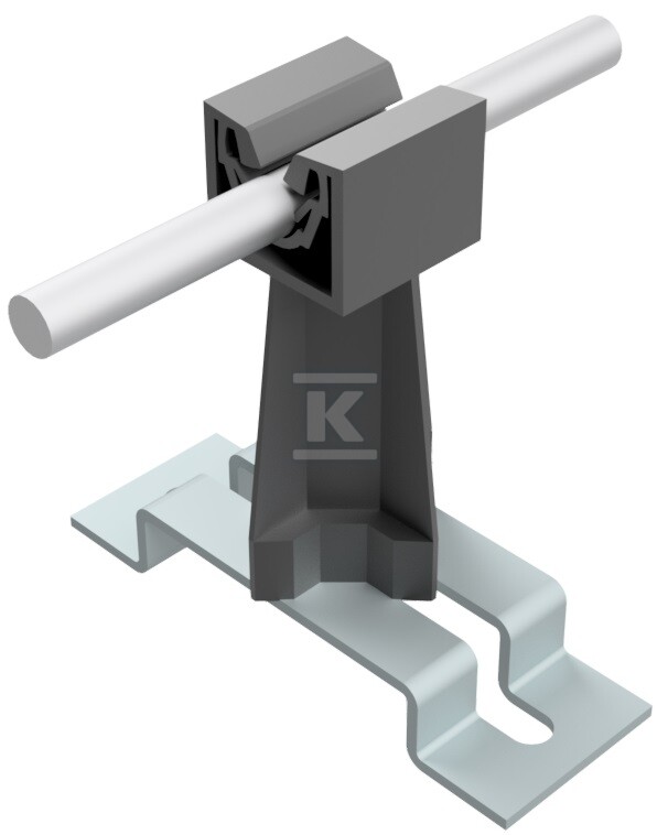 Słupek z podstawa stalową h=7 2cm - AH29061A
