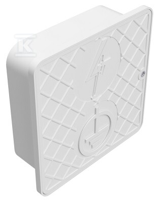 Skrzynka kontrolna ścienna 150x150x55mm - AH30040B