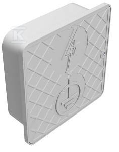 Skrzynka kontrolna ścienna 150x150x55mm - AH30040S