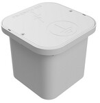 Підземна контрольна коробка 200x200x165mm (пластик) /TW/