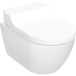 Urządzenie WC z funkcją higieny intymnej Geberit AquaClean Tuma Comfort, wisząca miska WC: Miska ustępowa: biały / KeraTect, Panel dekoracyjny: biały