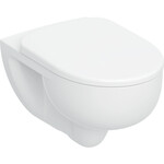Wall-hung WC set Geberit Selnova, washdown, TurboFlush, including toilet seat