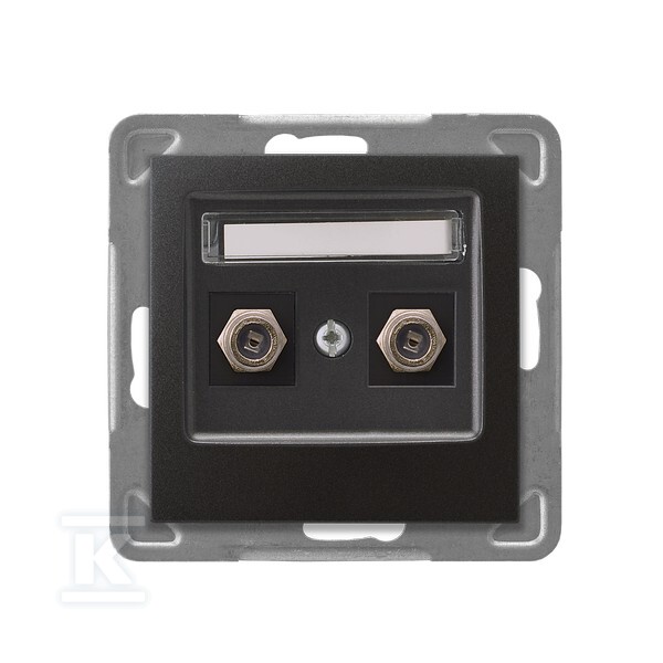 Подвійне антенне гніздо типу F — - GPA-2YF/M/50