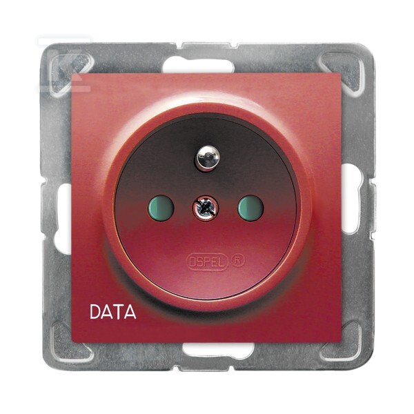 Одинарна розетка з заземленням і - GP-1YZDP/M/00