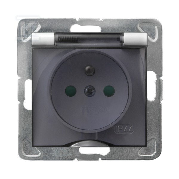 Водонепроникна розетка з заземленням - GPH-1YZP/M/00/D
