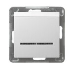 Готельна розетка з помаранчевою підсвіткою — БІЛА IMPRESJA