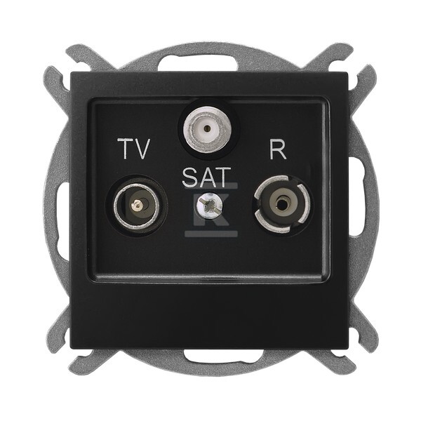 Пропускне розетка RTV-SAT — матовий - GPA-YSP/M/33