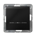 Готельний з’єднувач з помаранчевою підсвіткою — матовий чорний IMPRESJA ŁP-15YS/M/33