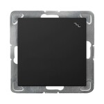 Проміжний вимикач - чорний матовий IMPRESJA ŁP-3Y/M/33