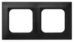 Подвійна рамка - чорний матовий IMPRESJA R-2Y/33