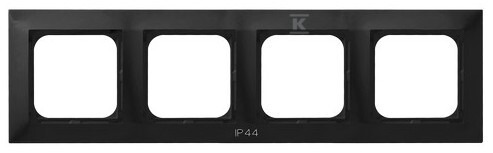 Ramka poczwórna do łączników IP-44 - - RH-4Y/33