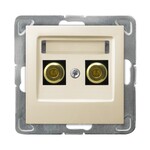 Одинарний роз’єм для гучномовця — ECRU IMPRESJA