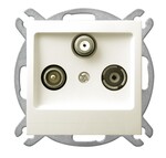 Кінцеве гніздо RTV-SAT - ECRU ІМПРЕСІЯ