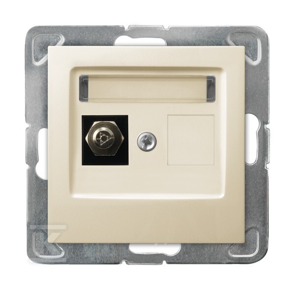 Одинарна еквіпотенційна розетка ECRU - GPE-1Y/M/27