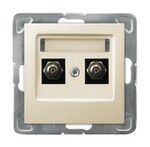 Подвійна еквіпотенціальна розетка – ECRU IMPRESJA