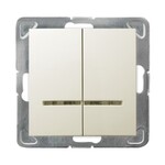 Двогруповий свічниковий з’єднувач з помаранчевою підсвіткою — ECRU IMPRESJA